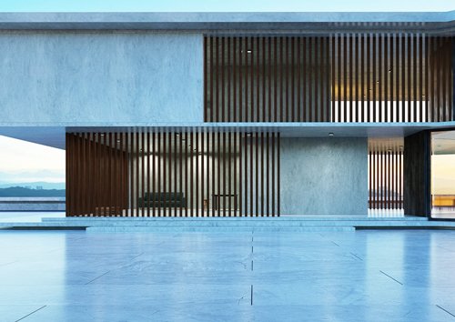 Aluminum Louvers Facade Design