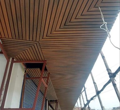 Exterior WPC Louvers Installation