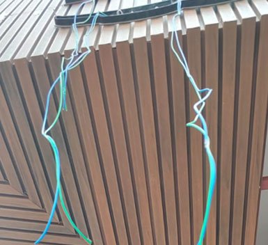 Exterior WPC Louvers Installation