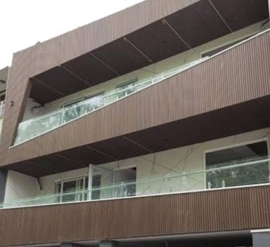 Exterior WPC Louvers Installation